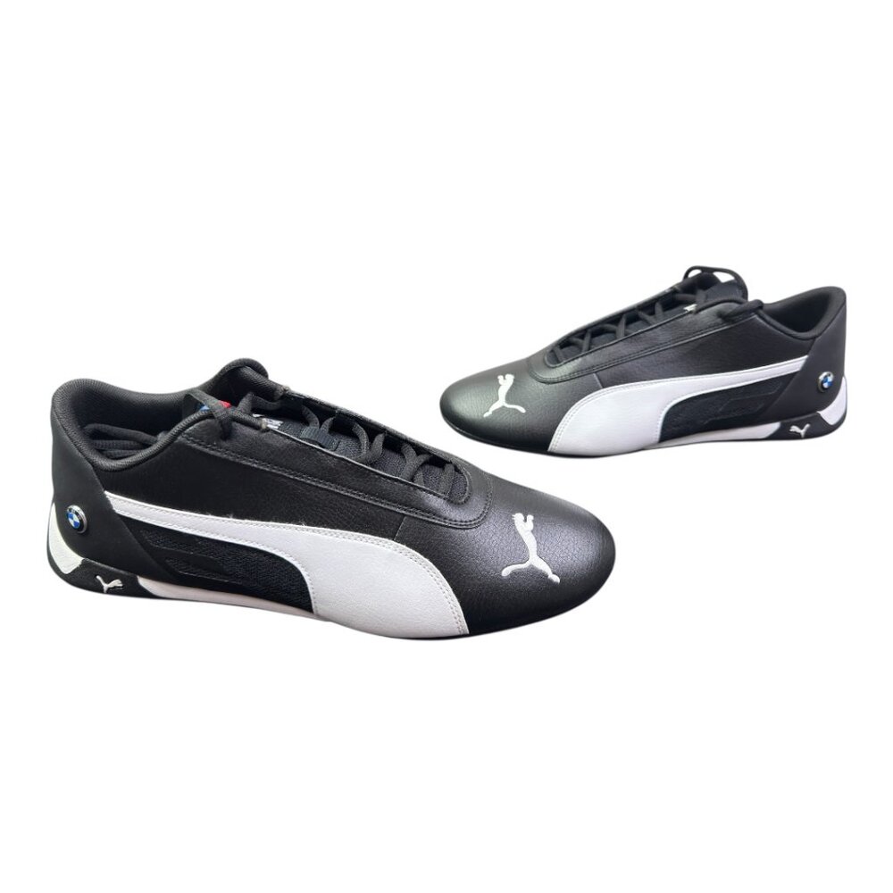 NEW PUMA R-Cat x BMW Motorsport Black White 339933-01 Men's Size 11